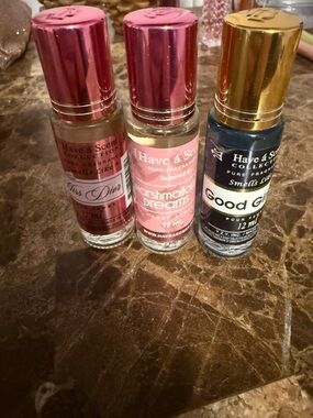 Have a scent collection- miss dior, marshmallow dreams, good girl